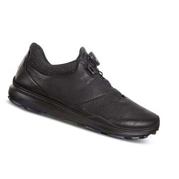 Men's Ecco Mens Biom Hybrid 3 Boa Golf Shoes Black | Canada 553YXF